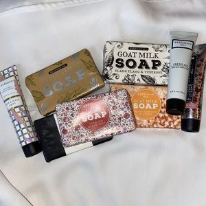 Beekman 1802 Hand soaps and travel sized lotions